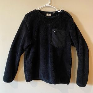 Engineered garments / Uniqlo fleece top size L black